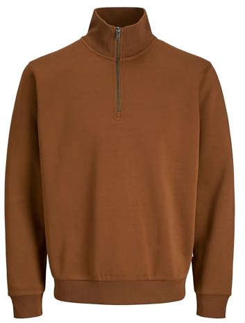 JACK & JONES Sweat À Mi-Fermeture Éclair Uni