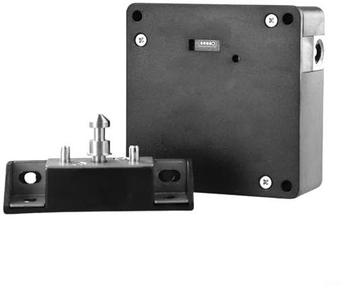 Yhenlovtt Accès pratique aux armoires et tiroirs Serrure de porte intelligente en bois avec carte IC et support NFC, pour meubles de cuisine, placard serrure de porte