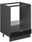 Vicco Oven housing cabinet Fame-Line, Black striped, 60 cm without worktop