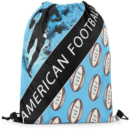 Sportbeutel Lacrosse Sport Ball Spiel Gelb Grün Nachhaltig Rucksack Bequeme Stofftasche Bag Für Reisen Kinder Urlaub 36X42Cm