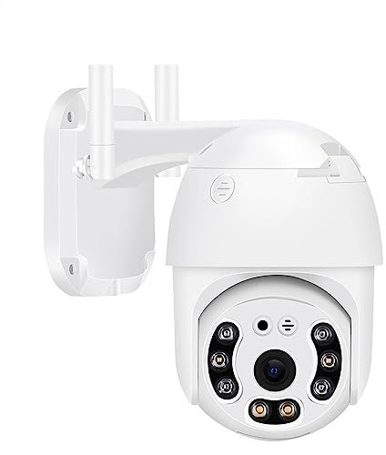 Videocamera Sorveglianza, 2MP 3MP 5MP SIM Card 4G Telecamera IP 1080P HD PTZ Telecamera esterna Wireless Security CCTV Telecamera 3MP Auto Tracking Videosorveglianza per uso esterno e domestico(1080P
