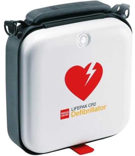 Physio-Control LIFEPAK CR2 Laien-Defibrillator AED (Vollautomatisch mit WLAN + 4G) Gewerbe Zuhause Feuerwehr, Defibrilator Erste-Hilfe Notfall-Set Medical Rettungsgerät, Notfall Rettung Gerät Defi