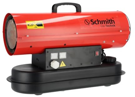 Schmith – Chauffage de Chantier, Canon, Chauffage Diesel, Accessoires d’Atelier – pour Chauffer de Grands Espaces, Régulation de la Température – 15 kW, Portable