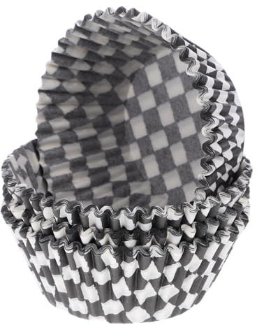 Balacoo 100 Unidades Tazas para Hornear de Papel en Tonos Oscuros y Claros, Moldes Antiadherentes para Cupcakes y Muffins, Resistentes a Altas Temperaturas, Ideales para Repostería y