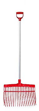 1 Leichte Mistgabel Schwedengabel Bollengabel in Farbe Rot