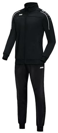 JAKO Herr träningsoverall polyester Classico, svart, 4XL, M9150
