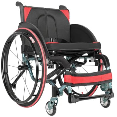 Antar AT52310 43 Aktiv Rollstuhl, 43 cm Sitz Breite, 12600 g, Rot