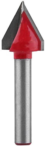 6mm Shank V Groove Router Bit Taglio Dia 16mm Incisione Fine Mill Cutter V Scanalatura Punte CNC Lavorazione Del Legno Strumento di Taglio 60 °