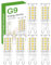G9 LED Bulb, Cool White 6000K G9 LED Bulbs, 5W 560LM G 9 Capsule Bulb, Non Dimmable Energy Saving Light Bulb for Chandelier, Ceiling Lights, Wall Light, Crystal Lamp, Ceiling Fan Light - 6 Packs