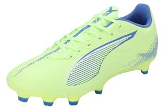 Puma Women Ultra 5 Play FG/AG WN's Soccer Shoe, Fizzy Apple-Puma White-BLUEMAZING, 41 EU