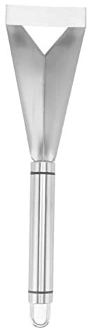 AUNMAS Coltello da Intaglio per Frutta, Strumento per Coltello a Canale a Forma Triangolare in Acciaio Inossidabile Coltello da Intaglio Fai da Te Strumenti per Intaglio di Frutta e