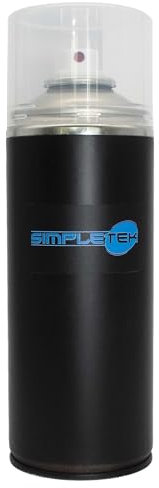 SIMPLETEK - Vernice Spray Alte Temperature Grigio Antracite 400ml Bomboletta Smalto V400TEMP6