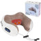 Neck Massager,Electric Neck Massager Pillow with 3 Strengths and 3 Modes Rechargeable Massage Cushion Deep Tissue Kneading Travel U-Shaped Pillow with Heating Function, for Home and Office Pain Re