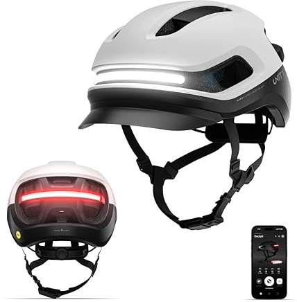UNIT 1 AURA MIPS Casco Bici Smart | Luci, Frecce & Rilevamento Caduta