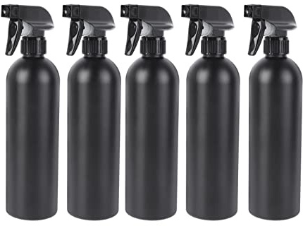 Homoyoyo Flaconi Spray in Plastica Hdpe 500 Ml 5 Pezzi, Ricaricabili e Portatili Per Giardino, Parrucchiere, Cucina e Lavaggio Auto, Tappo Spray a Nebbia Moderata