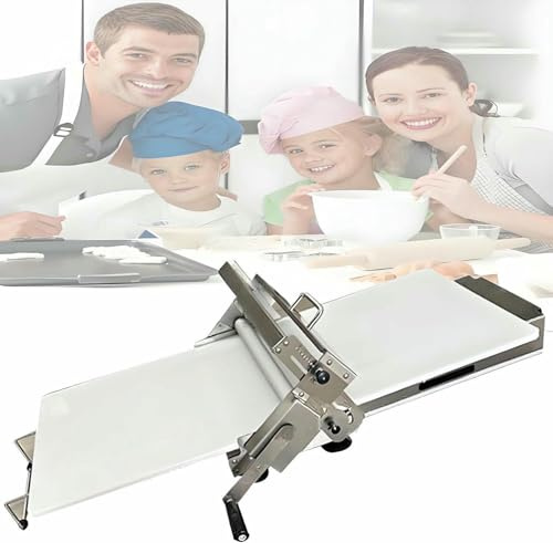 Sfogliatrice Manuale Professionale Macchina commerciale, laminatrice in acciaio inox per panetterie e pizzerie