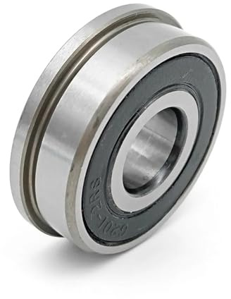 KKCZOFMJ 10 stücke F6201-2RS Flansch Lager 12x32x10mm Miniatur Rillen Kugellager F6201 F6201RS