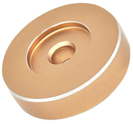 Garneck Adattatore per Giradischi 45 Giri in Metallo Accessorio Compatto per Dischi in Vinile da 7 Pollici Leggero e Resistente per Uso Domestico e Dj Professionisti