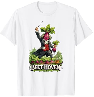 Beet-Hoven Lustiges klassisches Musik-Gemüse-Wortspiel T-Shirt