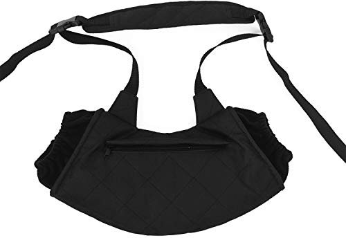 AMOMO Unisex fleece handmuff pack-värmare för jakt utomhus kamouflage Thinsulate isolering (svart)