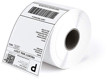 MUNBYN Thermopapier Versandetiketten 4×6 DHL Etiketten (100 mm × 150 mm), Wasserfester Versandaufkleber für Labeldrucker Etiketten BPA/BPS-frei (500 Stück)