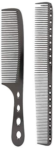 Kamm Antistatisch, Tragbare Haarschneidekamm,Aluminium Haarkämme Salon Anti-Static Styling Comb Friseurwerkzeug Bruchfester Friseur Kamm Haarschneidekamm und Styling Kamm für Friseure (F1)