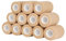 Vendas Cohesivas Autoadhesivas 12 Rollos, 7,5 cm x 4,5 m - Venda Elástica Adhesiva (Beige)