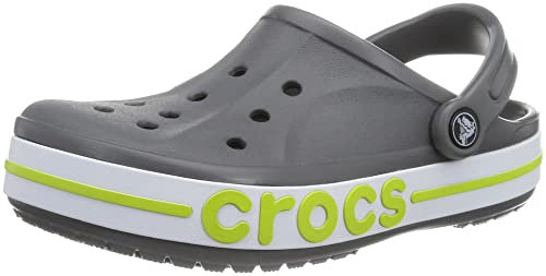 Crocs Unisex Erwachsene Bayaband Clog Clog, Slate Grey/Lime Punch, 45/46 EU