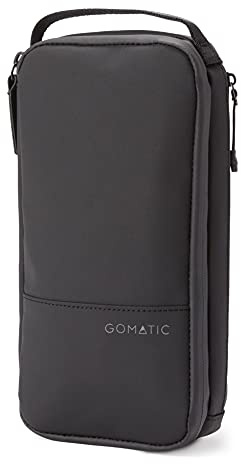 Gomatic Kulturbeutel Klein – Kompakte Waschtasche für Reisen, Make-up & Rasur, Wasserfeste Kosmetiktasche für Herren & Damen, Organizer mit Zahnbürstenfach & Haken – Ideal für Rucksack & Handgepäck
