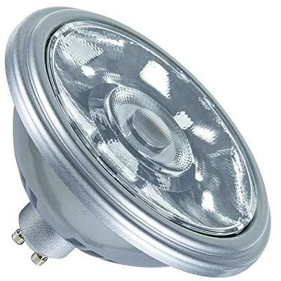QPAR111 GU10, LED Leuchtmittel silber 12,5W 2700K CRI90 10°