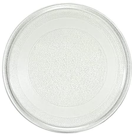Universal Mikrowellenteller 24,5 cm | Drehteller für Mikrowelle | Glasteller | Ersatz Glasplatte für Mikrowellen | Universalteller | Glasdrehteller