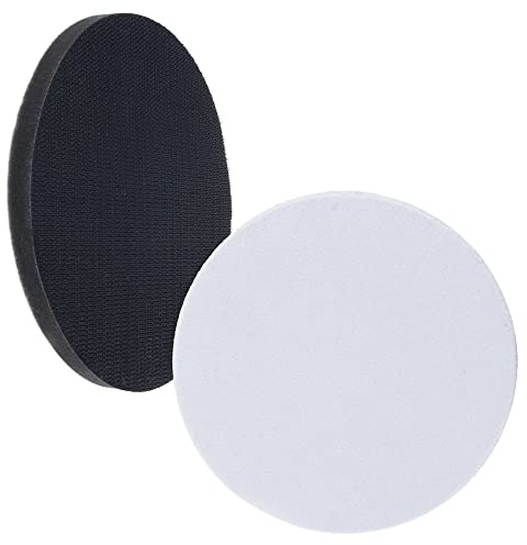 Dura-Gold Pro Series 6 x 10mm Soft Density Interface Sanding Pad, 2 Pack - Hook & Loop Foam Protection Cushion, Used Between Sander Discs, Polisher Polishing Pads & Backing Pads - Auto Detailing
