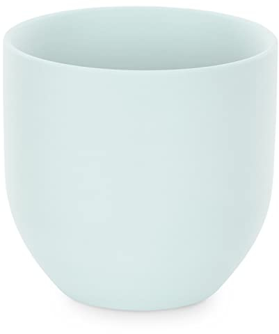 AmeliaHome Blumentopf aus Keramik Pflanzentopf Deko Shire Hellblau