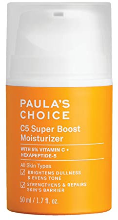 Paula's Choice C5 SUPER BOOST Nachtcreme - Anti-Aging Gesichtserum mit Vitamin C - Minimiert Pigmentflecken & Verbessert Mattheit - Alle Hauttypen - 50 ml