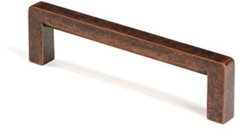 Gedotec Möbelgriff aus Vollmetal | 10 Stück Griffe für Küchenschränke inkl. Befestigungsmaterial | SIDO | Möbelgriffe Kupfer mit LA: 96 mm | Türgriffe für Schränke - Schrankgriffe - Griffe Möbel