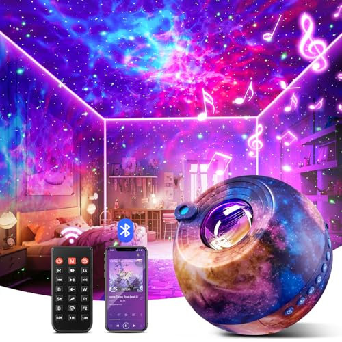 PIKOY Star Light Signs Fairy Lights Women Gifts Room Decor Aesthetic Bedroom Accessories Bedroom Decor Baby Night Light Sunset Lamp Cool Stuff Teen Girls Boys Gifts,15 Colors+15 White Noise+Bluetooth