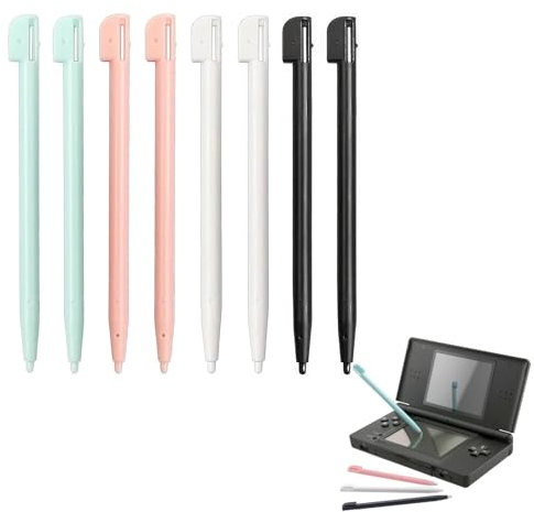 Stylet DS, Stylets pour NDS 3DS Lite DSL NDSL, Console de Jeu Stylet Plastique Console de Jeu Accessoires, Accessoire de Jeu Précis et Durable (8)
