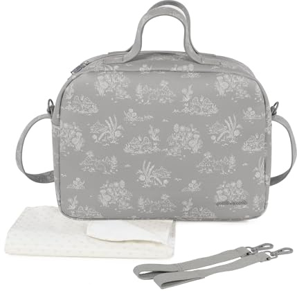 Pasito a Pasito Bolsa canastilla Toile de Jouy - Forest