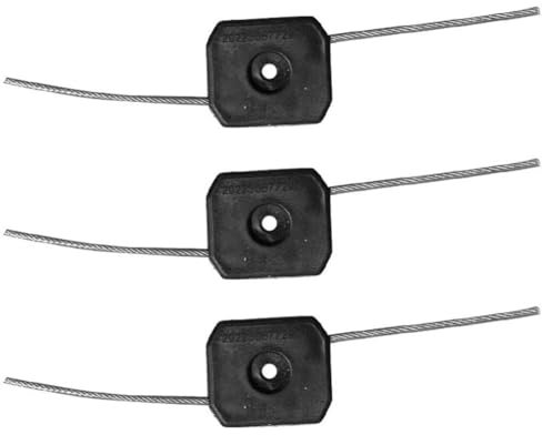1/3 testine di ricambio per filo di acciaio elettrico per decespugliatori a batteria, per decespugliatori a batteria, per tagliabordi, per filo di utensili facili da usare, accessori per corde