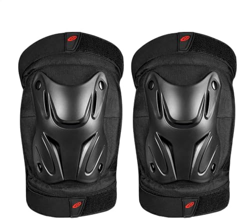 Generisch Ginocchiere per moto, ginocchiere per moto | ginocchiere Shin Guards Elbow Pads, equipaggiamento protettivo, per moto per pattini a rotelle, pattinaggio, skateboard, sport all'aria