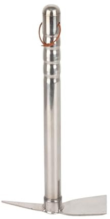 LOVIVER Outil à Main de Jardin en Acier Inoxydable 15.1 Outil de Culture Multifonctionnel de Long pour Plantation de semis, Houe et Pioche