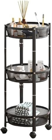 MMDXDLX Cesto per Frutta e Verdura Cestino Porta Snack Mobile, scaffale portaoggetti con Ruote for Ufficio e Bagno