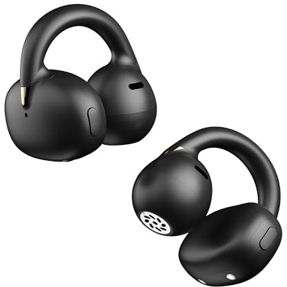 OHAYO Open-Ear Kopfhörer Komfortabel, 5.4 Bluetooth Kopfhörer Sport, 20h Wiedergabe, Fester Halt, Starker Bass, Kopfhörer Kabellos mit ENC Noise Cancelling Mic, Digital Display, IPX6 Wasserdicht