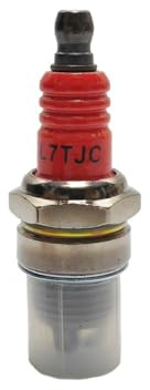 SCVYLNZ Bujía de Tres Polos L7TJC, Apta for motosierras de Gasolina y desbrozadoras, Accesorios for Herramientas eléctricas de jardín.