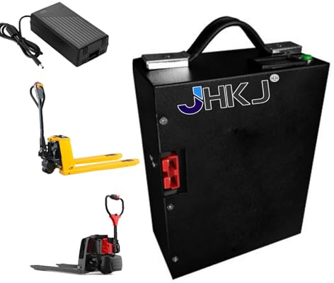 JHKJ Batterie au Lithium 48 V 10 Ah 15 Ah 30 Ah pour Chariot élévateur électrique ; Batterie 24 V 20 Ah 25 Ah pour transpalette électrique et Moteur de gerbeur électrique