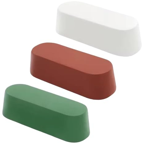 Pâte de polissage pour bijoux – Pâte de nettoyage en 3 pièces | Polissage pour acier | Montre à bijoux, entretien de la argenterie, outil de restauration de surface en métal domestique pour cuisinière