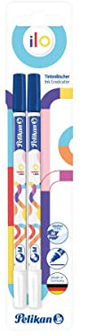 Pelikan 817875 Tintenlöschstift ilo, Multispitze, 2 Stück, blau