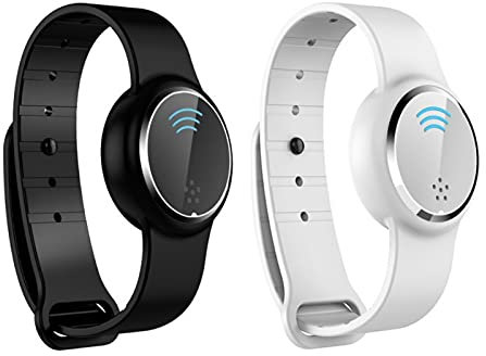 Lp65 Bracelet Anti-Moustique Ultrasonique Étanche, Enfant Intelligent Adulte, Montre Anti-Moustique Extérieure, Chargement USB, 2 Pièces, 296x31mm