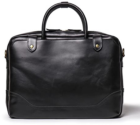 Businesstasche Aktentasche Männer Handtasche, Cinhhide Leder-Satchel-Business-Aktentasche der Männer, stilvolle Schulter-Messenger-Handtasche 15 Laptop-Taschen-Tasche for Notebook-Tablet Jungen Messe