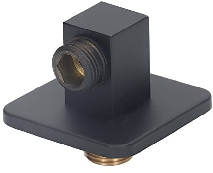 LeGDOr Duschkopfhalter-Installation, wasserdicht, verstellbare Wandhalterung, Duschhalterung für Duschkopf-Zubehör (schwarz)